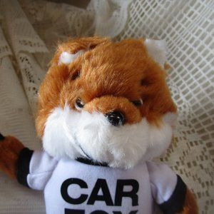 New Talking Car fox Plush Show me the carfax 9" Tall